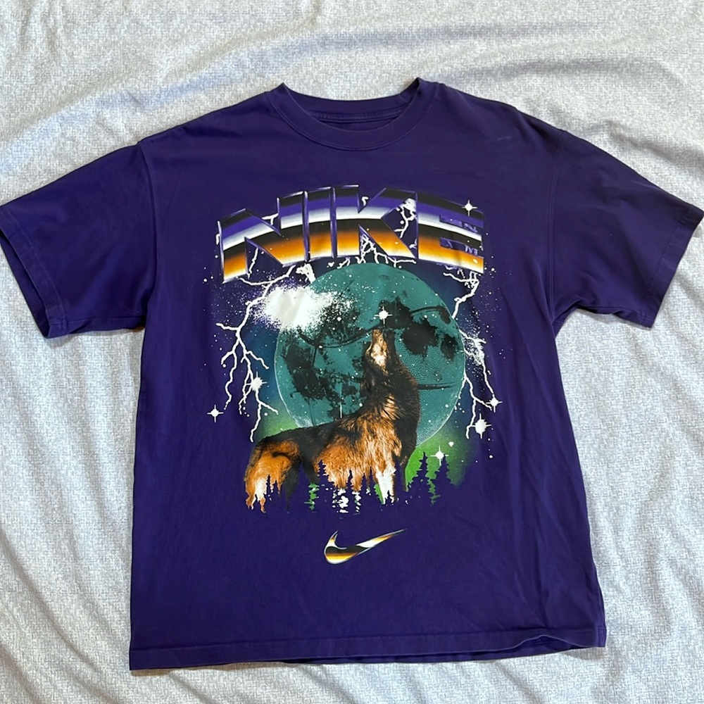 Purple Graphic Nike Basketball Tee